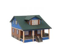 Colcolo Miniatura 64 Modello Casa Architettura Edificio Diorama in Petg Plastica con Dettagli Stampati E Struttura Autoportante Adatta per Scenari in, Villa Numero Undici Finita Senza Luci