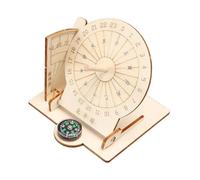 Colcolo Modello di Orologio Solare in Legno, Giocattolo educativo, Modello di esperimento scientifico astronomico, progetti scolastici per Bambini