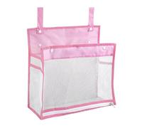 Colcolo Organizer per giocattoli da bagno in rete, decorazione per borsa a rete con ventosa, supporto multiuso per giocattoli da bagno per bambini, per bagno, Rosso