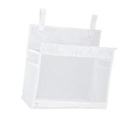 Colcolo Organizer per giocattoli da bagno in rete, decorazione per borsa a rete con ventosa, supporto multiuso per giocattoli da bagno per bambini, per bagno, Bianco
