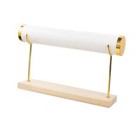 Colcolo Organizzatore del Supporto per Braccialetti, Supporto per Gioielli a Livello Singolo Pratico, griglia per i Capelli, Bianco