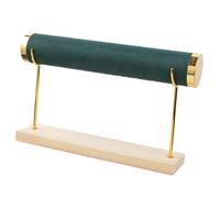 Colcolo Organizzatore del Supporto per Braccialetti, Supporto per Gioielli a Livello Singolo Pratico, griglia per i Capelli, Verde Scuro