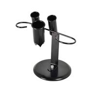 Colcolo Organizzatore per Piastra Asciugacapelli | In Acciaio Inox, per Asciugacapelli con Base Pesante, Salvaspazio, Salone di Bellezza, Parrucchieri, Nero