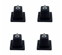 Colcolo Pad Antivibrazione Shockproof Gomma Resistente Supporto Antivibrante Base M8 per Unità Esterna Impianto Climatizzazione Adatto a Ambienti Casa , Kt-g High Pad 3p-up