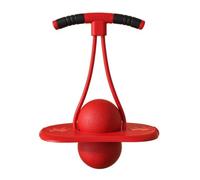 Colcolo Pallina Equilibrio con Pedana e Manubrio Testurizzato Palla da Salto con Maniglia Durevole Pallina da Salto Corde Regolabili per Gioco All'aperto