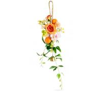 Colcolo Pannello Murale Floreale con Fiori Campanella in Rame per Terrazzo Camera Ospiti Ingresso Struttura Verticale Leggera Adatta per Regalo di Nozze Arredamento Balcone