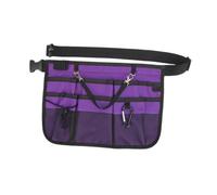 Colcolo per infermiera con tasca per attrezzi multi scomparto per infermiera per donna Borsa per allattamento per lavori idraulici fai da te, Viola