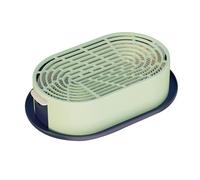 Colcolo Piantatrice per la germinazione 'Erba gatta, Vaso Leggero per la Coltivazione di, Piatto per germogli idroponici, Verde Scuro E Chiaro