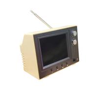 Colcolo Piccola Televisione giocabile Mini Televisione in 12 Ornamento può riprodurre Video per Bambini Gioco di finzione Mini TV Casa delle Bambole TV, Giallo
