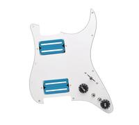 Colcolo Pickup per chitarra elettrica, HH, robusto, pratico e professionale assemblaggio graffiante pezzo di ricambio per chitarra per ST Accessorio, Bianco Blu