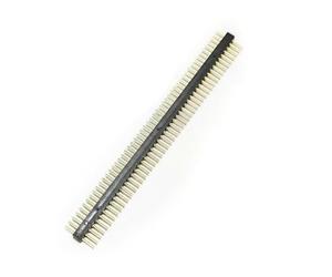 Colcolo Pin Header Tondo Componente Saldabile per Circuiti Connessione Versatile Layout Compatto Affidabilità Nel Tempo Adatto a Realizzazione Dispositivi Test Elettronici, 1x50p, SingolaFilaMaschio