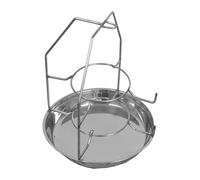 Colcolo Porta Carbone, Regali robusti e Versatili, Accessori per griglia in Acciaio Inossidabile, Altezza 30 Cm