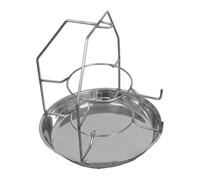 Colcolo Porta Carbone, Regali robusti e Versatili, Accessori per griglia in Acciaio Inossidabile, Altezza 32.5 Cm