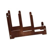 Colcolo Porta Dischi in Vinile, Espositore in Legno a 3 Ripiani, Organizer per LP, Fumetti, CD/Dvd E Libri.