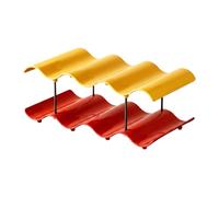 Colcolo Portabicchieri, Portabottiglie, Organizer per Bottiglie D'acqua per Frigorifero, Congelatore, Cucina, 2 Livelli