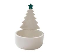 Colcolo Portacandele natalizio, portacandele, decorazione ornamentale, vassoio portacandele, design albero di Natale per festività natalizie, Stella Verde