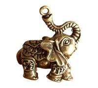 Colcolo Portachiavi a forma di, versatile e robusto, per ciondoli da borsa, 1,3x1,3 pollici, in ottone.