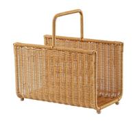 Colcolo Portariviste in Rattan Sintetico, Cestino Decorativo Intrecciato per Esterni, Ideale per Feste, Viaggi E Attività All'aperto.