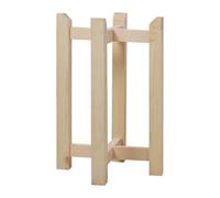 Colcolo Portavaso da Fiori, salvaspazio, Portatile, Diametro 20 cm, Supporto per vasi da Fiori, per Balcone Domestico, Beige Doppio Strato