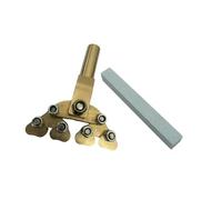 Colcolo Pressa per tasti frattali di chitarra, accessorio, facile da usare, strumento elettrico, per vari tasti di raggio, Strumento di Lucidatura Verde