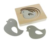Colcolo Puzzle in Legno a 5 Strati per Bambini E Neonati, Giocattolo Educativo, Uccello