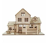Colcolo Puzzle Kit Miniatura Casa Modello Manuale Assemblaggio Artigianale Capacità Motoria Attività Creativa Struttura Estetica Adatto per Regalo Ornamento da Scrivania Decorazione di Studio