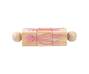 Colcolo Puzzle Rotante - Gioco per Promuovere La Concentrazione E Le capacità di Ragionamento - Rotante per (Bambini E Bambine), Oceano