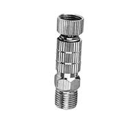 Colcolo Raccordo rapido per aerografo per tubo flessibile per aerografo Raccordi metallici con filettatura da 1/8" Accessorio per sgancio rapido per, Argento Senza Pressione