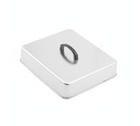 Colcolo Rettangolare Coperchio per Teglia Acciaio Inossidabile Accessorio Cuocere Griglia Coperchio Vaporizzatore Manico Comodo Adatto a Cucina Ristorazione, 33X28.2X6.6cm