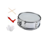 Colcolo Rullante da 14" Musica Batteria Apprendimento musicale con bacchette Strumenti musicali Strumento a percussione per adulti Adolescenti Ragazzi, Silver 14 Inch