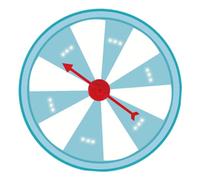 Colcolo Ruota della Fortuna Girevole con da Parete, Leggera, Ruote dei girevoli per Feste, supermercati, Pub, attività didattiche, Style C