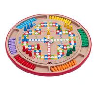Colcolo Scacchiera Multigioco Tradizionale Tabellone Colorato, numerico, Scatola Del Gioco, per Casa, Famiglie