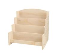 Colcolo Scaffale Organizzatore in Legno Robusto | libreria più Livelli, Salvaspazio, Espositore a più Livelli in Legno, per Scria, Aula Scolastica, L 41.5x26.2x36.5cm
