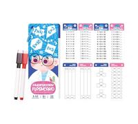 Colcolo Schede didattiche di Matematica per Bambini, Supporti didattici Portatili, schede didattiche di Matematica, cancellabili a Secco, Moltiplicazione
