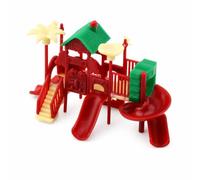 Colcolo Scivolo in Miniatura per Parco Giochi con Aspetto Verosimile in Resistente per Plastici di Edifici Paesaggi in E Composizioni di Parchi Adatto a Progetti di Modellismo E Decorazioni, 1:100