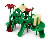 Colcolo Scivolo in Miniatura per Parco Giochi con Aspetto Verosimile in Resistente per Plastici di Edifici Paesaggi in E Composizioni di Parchi Adatto a Progetti di Modellismo E Decorazioni, 1:50