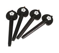 Colcolo Set di 4 piroli per violoncello, set di piroli per accordatura, piroli per violoncello in ebano, per violoncelli 4/4
