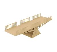Colcolo Set di Ostacoli RC, Simulazione di Scenari con Ostacoli, Accessorio Portatile, da Assemblare per Modelli 1/24 SCX24 SCX30, Dondolo