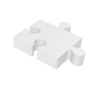 Colcolo Set di Puzzle da 30 Pezzi Pretagliati per Dipingere, Disegnare E Scrivere: Apprendimento Interattivo su Cartoncino Bianco per Progetti Fai-da-Te.