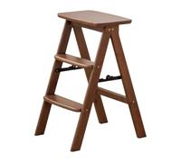 Colcolo Sgabello pieghevole espositore a 3 strati porta piante robusto comodo antiscivolo sedia in legno per bar garage