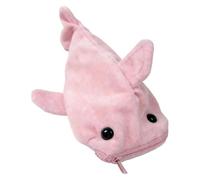 Colcolo Simpatico Astuccio in Peluche, Morbido E Pratico, Portatile, Ben Organizzato, Ideale Come Regalo, in Poliestere, per Ufficio, con Un Divertente Design, Rosa