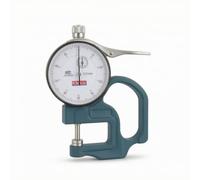 Colcolo Spessimetro Analogico Calibro di Spessore Misuratore di Spessore Indicatore a Quadrante Compatta Contatti di Misura Piani Adatto per su Carta Pellicole Tessuti, 0-10 30mm