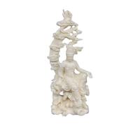 Colcolo Statua di Guanyin, figurina di Avalokitesvara, scultura decorativa in miniatura Feng Shui per la decorazione di casa e ufficio.