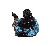 Colcolo Statuette di Statue di Buddha in Resina Sculture Decorazioni per Il Giardino di casa Statue Decorazioni buddisti Decorazione di Buddha per Giardini, Blu