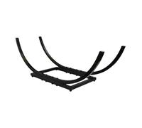 Colcolo Supporto per Legna da Nero, Stabile, Staccabile, Decorazione per da Interno ed Esterno, Organizer in Metallo, scaffale per Legna da, 28x10x10 inch