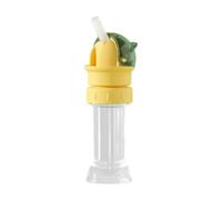 Colcolo Tappo per bottiglia d'acqua 2 in 1, tappo per bottiglia d'acqua, tappo per bottiglia di succo, adattatore universale a prova di perdite per bambini, Verde