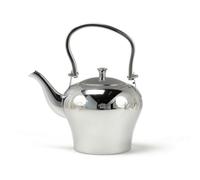 Colcolo Teiera Acciaio Inox con Design Elegante Beccuccio Preciso Manico Robusto E Coperchio Funzionale per Praticità Quotidiana Adatta a Ristorante Casa Meeting, Array, Cromato, 1.2L