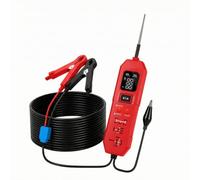 Colcolo Tester Circuito Elettrico per Veicoli con Funzione Relè E Display Digitale per Controllo Impianto Elettrico con Accessori, Rosso