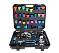 Colcolo Tester Pressione Kit Professionale Controllo Perdite Circuito Raffreddamento Pompa a Mano Indicatore Analogico Raccordi Multipli Cappucci Rapidi