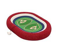 Colcolo Tiragraffi con Ciotola e Pallina, tiragraffi Antiscivolo per Gatti di Piccola, Media e Grande Taglia, Baseball